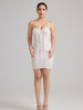 Elegant Beaded Fringe Mini Dress for Bridal After-Party