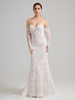 Parisian Romantic Lace Mermaid Wedding Dress 