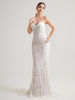 Relief Lace Bustier Mermaid Wedding Dress