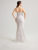 Relief Lace Bustier Mermaid Wedding Dress