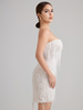 Elegant Beaded Fringe Mini Dress for Bridal After-Party