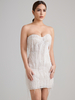 Elegant Beaded Fringe Mini Dress for Bridal After-Party