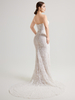 Relief Lace Bustier Mermaid Wedding Dress