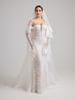 French lace double-layer long veil