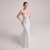 Heavy‑Duty Fully Computer Beaded Mermaid Wedding Dress With Wide Straps