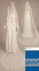 French Eyelash Lace Wedding Veil with Comb